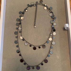 Lia Sophia Necklace Pewter